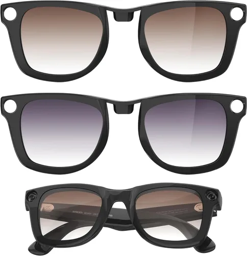 Vista 14 de HiBloks Transition/Gradient Polarized Clip-On Lens for RayBan Meta Wayfarer UV Protection Clip-On Lenses Matte/Shiny Accessories for Ray-Ban Meta