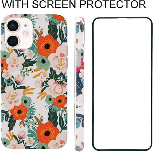Vista 2 de Funda magnética para iPhone 12 Mini de 5.4 pulgadas, compatible con carga MagSafe, TPU suave, delgada, a prueba de golpes, bonita funda protectora