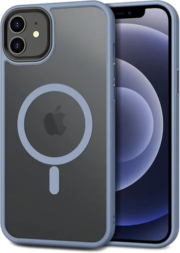 Vista 75 de CACOE Funda magnética para iPhone 12 y iPhone 12 Pro de 6.1 pulgadas - Compatible con MagSafe y soporte magnético para teléfono en el automóvil,