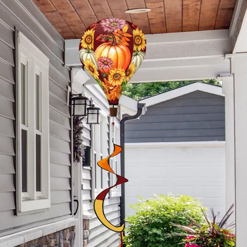 Vista 2 de Briarwood Lane Globo giratorio de aire caliente Fall Beauty Belleza de otoño