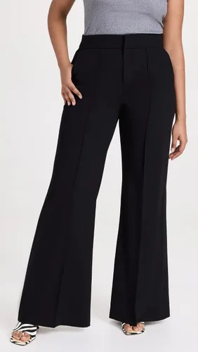 Vista 7 de alice + olivia Pantalones de pierna de cintura alta Dylan para mujer