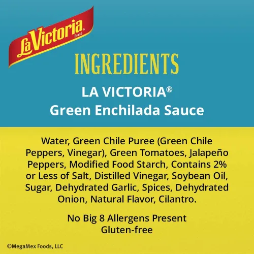 Vista 3 de La Victoria Salsa de enchilada verde, suave, latas de 10 onzas (paquete de 12)