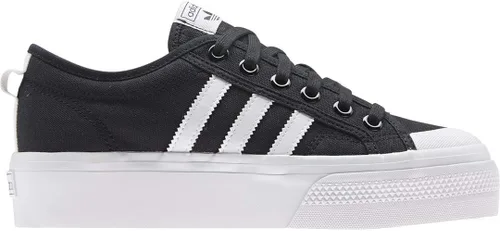 Vista 9 de adidas Originals Nizza - Tenis de plataforma para mujer, Blanco