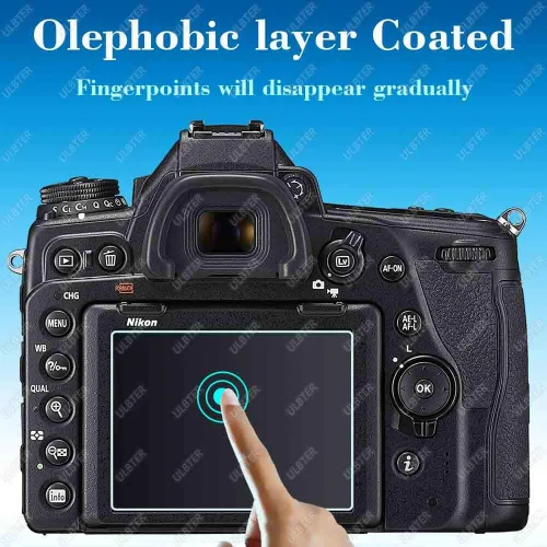 Vista 5 de ULBTER Protector de pantalla para Nikon D750 D780 y pantalla superior [2+2 unidades]