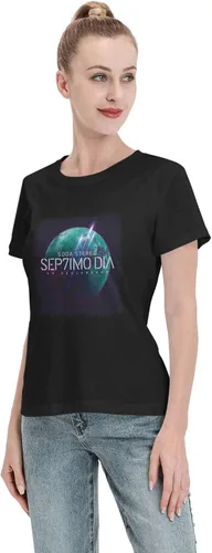 Vista 4 de Soda Stereo Sep7imo Dia - Camiseta de verano para mujer, camiseta casual de manga corta