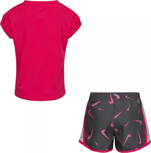 Vista 2 de Nike Conjunto de 2 piezas de camiseta y pantalones cortos gráficos para bebé niña