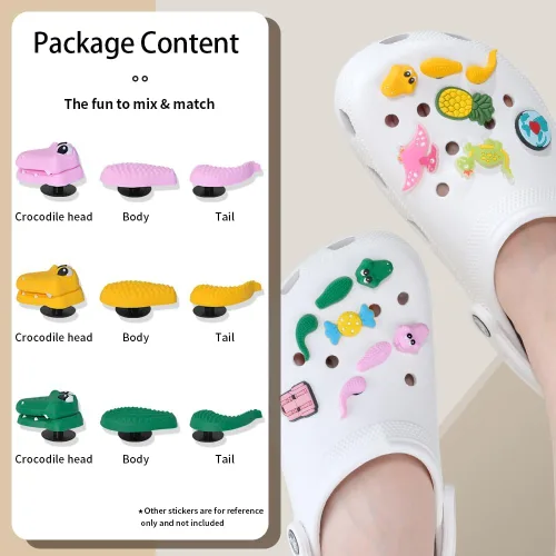 Vista 3 de RJ-Sport Dijes 3D para zapatos, bonitos, divertidos y llamativos widgets de decoración de zapatos para niños y adolescentes, mujeres y niñas
