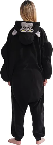 Vista 4 de Animal Onesie Adult One Piece Pajamas Animal Cosplay Costume for Women Men
