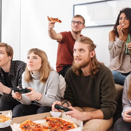 Vista 6 de TERIOS Controlador inalámbrico para PS4, control remoto con joystick efecto Hall, batería de 1000 mAh, conector de audio de 0.138 in y función