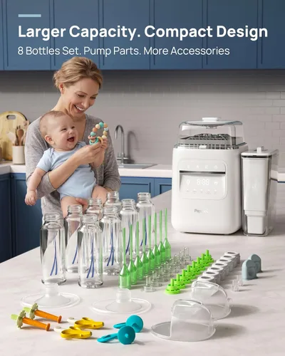 Vista 10 de Papablic Lavadora de botellas SafeguardPlus, esterilizador y secadora