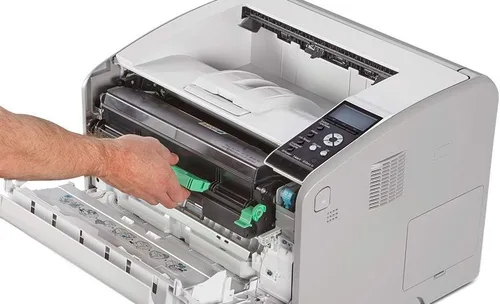 Vista 2 de Ricoh SP-6430DN Impresora láser monocromática de una sola función, blanco y negro A3