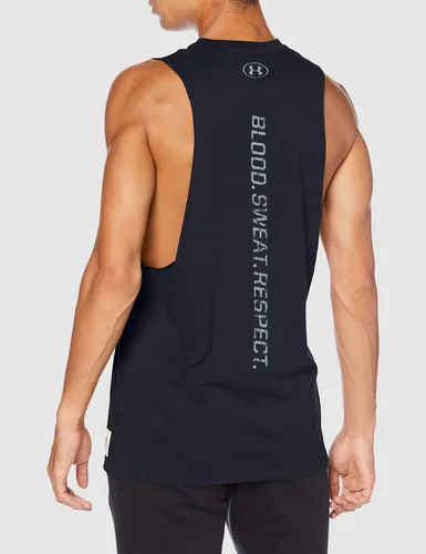 Vista 2 de Under Armour Proyecto Rock Cut-Off (as1, Alpha, x_l, Regular, NegroSummit White - 001)