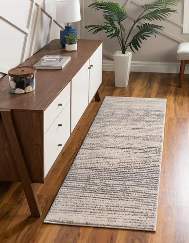 Vista 15 de Unique Loom Oasis Collection - Alfombra de área tranquila (2 x 3 pies, rectangular, gris/marfil)