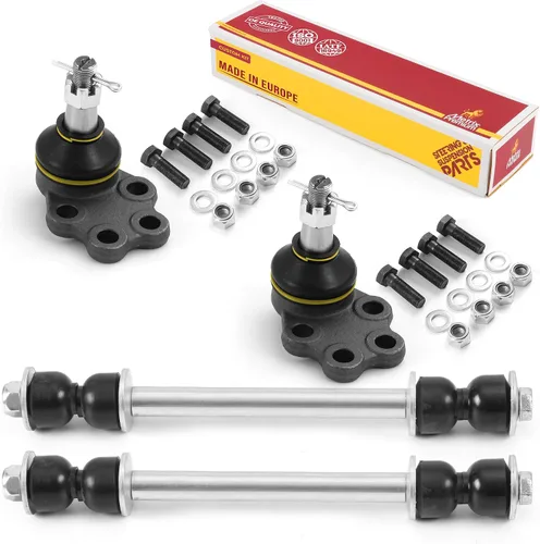 Vista 207 de Metrix Premium Chassis Parts - Juego de 4 piezas de articulación de rótula superior y barra estabilizadora delantera para Ford Ranger RWD 1998-2011