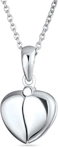 Vista 2 de Bling Jewelry Personalize BFF Sichings BEST FRIENS, BEST MOM I LOVE YOU, My ANGEL Alas abiertas en forma de corazón, collar con dije de palabra