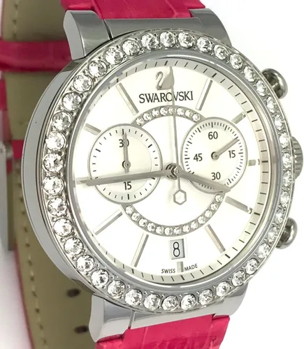 Vista 5 de Swarovski Reloj Citra Sphere Chrono Rosa Mujer 5096008, Movimiento de cuarzo