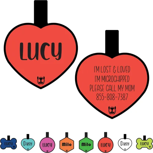 Vista 25 de Etiqueta de gato silenciosa de silicona personalizada con 5 líneas de grabado profundo personalizado duradero, etiqueta de identificación de mascota