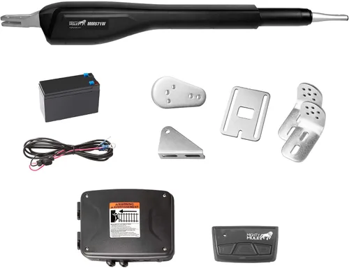 Vista 2 de Mighty Mule MM571W - Paquete solar – Abridor de puerta inteligente resistente (panel solar de 5 W)