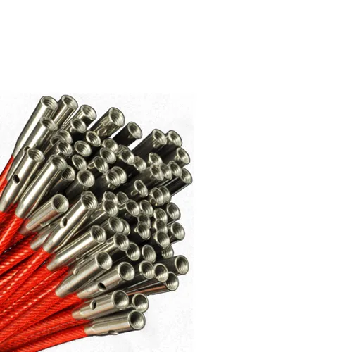 Vista 2 de ChiaoGoo Cables intercambiables de encaje torcido de 14 pulgadas, pequeños, rojos