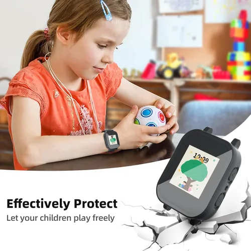 Vista 6 de SimpleThings Protector de pantalla compatible con Gabb Watch 3, paquete de 3 protectores de pantalla de vidrio templado transparente HD