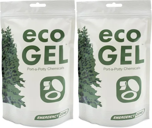 Vista 6 de Emergency Zone Eco Gel Port-a-Potty Chemicals - Polvo desodorizante y gelificante de residuos líquidos