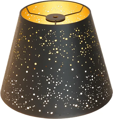 Vista 10 de Pantalla de lámpara de barril pequeño, repuesto de pantalla de flecha grabada de metal Replacement for Table Lamps and Wall Lights, 6'' Top 10