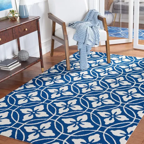 Vista 11 de SAFAVIEH Four Seasons Collection FRS236E - Alfombra de pasillo floral con gancho a mano, 2 pies 3 pulgadas x 8 pies, color chocolate y marfil