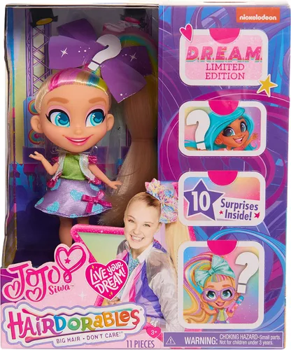 Vista 3 de JOJO Loves Hairdorables - D.R.E.A.M. Muñeca de edición limitada, Hairdorables estilo A
