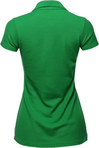 Vista 3 de A2Y Camisa polo básica casual Essentials de 4 botones para mujer, de algodón, piqué