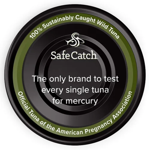 Vista 4 de Safe Catch Wild Ahi - Atún de aleta amarilla enlatado, capturado en la naturaleza, con menos mercurio, proteína magra, Omega 3, sin gluten, kosher