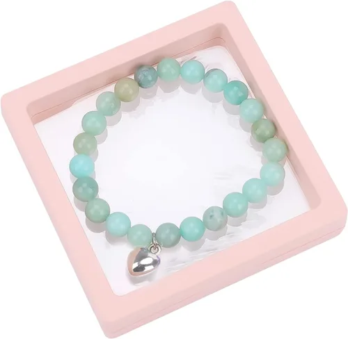 Vista 7 de Get Well Soon Regalos para mujeres, Life is Tough but So Are You Inspirador Pulsera de piedra natural para hombres, adolescentes y niñas