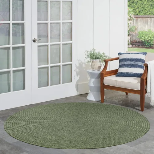 Vista 80 de Superior Alfombra de área para interiores y exteriores, decoración de suelo trenzada reversible para sala de estar, cocina, patio, porche delantero
