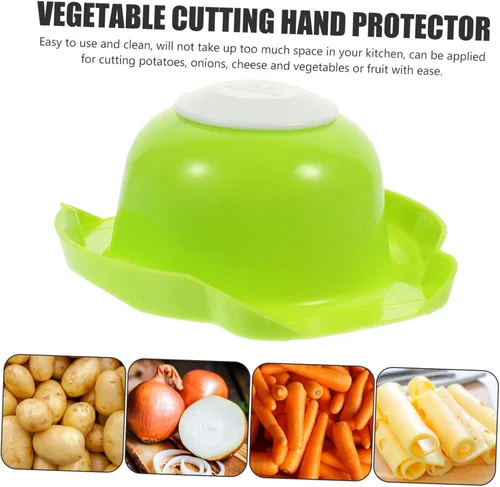 Vista 7 de BESTOYARD 9 piezas de protector de manos de verduras para cortar alimentos, mandolina, protector de dedos para cortar Mandalin, cortador