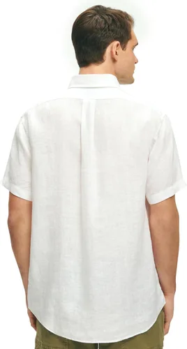 Vista 2 de Brooks Brothers Men's Short Sleeve Button Down Sport Shirt