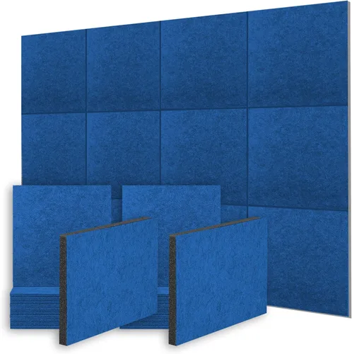Vista 17 de AP1259 - Kit de 12 paneles de espuma autoadhesivos acústicos de alta calidad para estudio de grabación, cine en casa y oficina, tablero de espuma