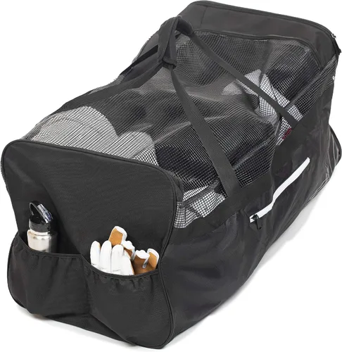 Vista 8 de Athletico Bolsa de lona de hockey - Bolsa de viaje grande de 35 pulgadas para hockey sobre hielo XXL para equipo y equipo, con organizador incluido