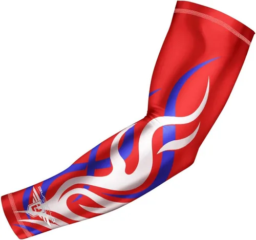 Vista 10 de Bucwild Sports Flame Fire Compression Arm Sleeve for Women & Men Durable, Snug Fit for Long-Lasting Shape Retention