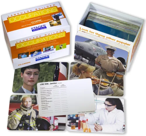 Vista 3 de Etapas Materiales de Aprendizaje Creador de Lenguas Ocupación, Carrera y Comunidad Ayudante de la Comunidad Tarjetas de fotos Tarjetas fotográficas
