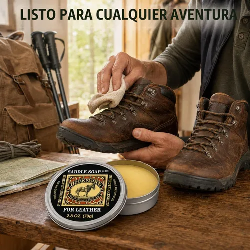 Vista 8 de Jabón para cuero con lanolina Bickmore