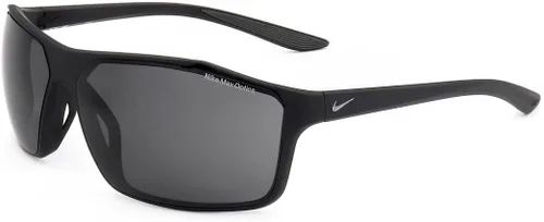 Vista 4 de Nike Gafas de sol rectangulares Windstorm unisex para adultos gris lobo/blanco