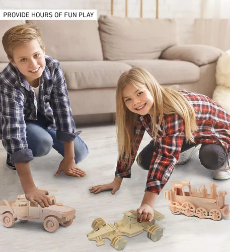 Vista 4 de Puzzled Rompecabezas de madera natural 3D Fórmula 1 (91 piezas)