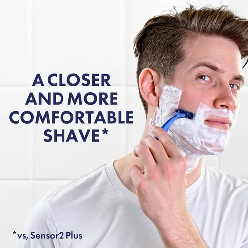 Vista 9 de Maquinillas de afeitar desechables Gillette Sensor3 Comfort para hombres, 12