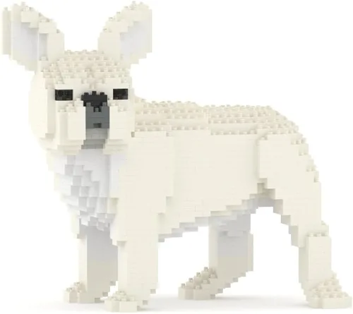Vista 7 de JEKCA Bulldog francés 03S-M03 Bloques de construcción de plástico para perros Edad 14+