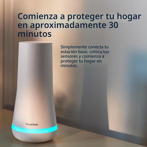 Vista 3 de SimpliSafe - Sistema de seguridad para el hogar con cámaras exteriores inalámbricas de 7 piezas - Supervisión profesional opcional 24/7 - Sin
