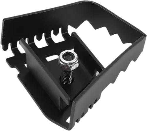 Vista 6 de Acouto Pedales de extensión de freno trasero para motocicleta, pedal de palanca de freno trasero ancho de acero inoxidable, extensor de almohadilla