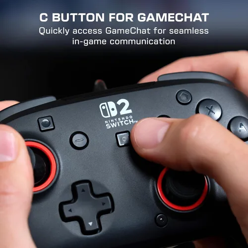 Vista 4 de Turtle Beach Rematch Wired Gaming Controller - Officially Licensed for Nintendo Switch 2, Nintendo Switch/Switch Lite/OLED – Hall-Effect