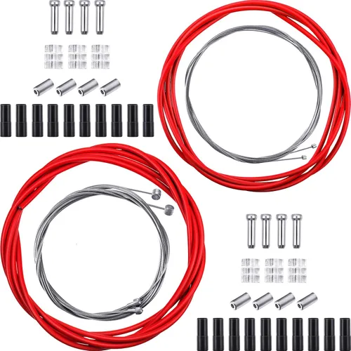 Vista 9 de Línea de transmisión universal de bicicleta Cambio de bicicleta Cable y cable de freno Kit para reparación de bicicletas de montaña