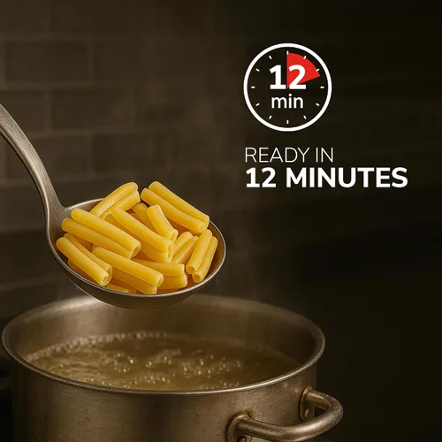 Vista 4 de Garofalo - Pasta Casarecce prémium sin gluten, hecha en Italia, maíz, arroz, mezcla de papa y quinua, dibujado en bronce, Al Dente (paquete de 2)