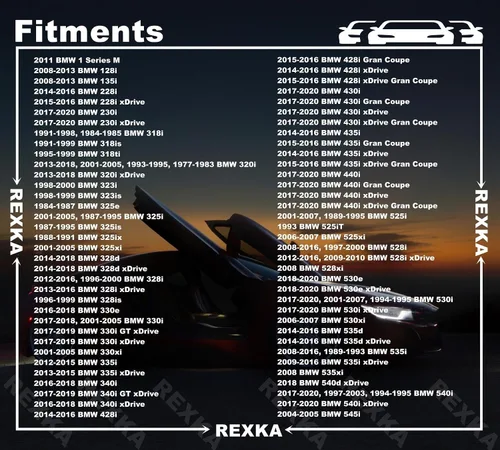 Vista 3 de Rexka 10 clips de revestimiento de umbral de puerta para BMW 51471840960 E30 E31 E32 E34 E36 E38 E39 E46 Z3 M3 M5 3 5 7 y 8 Series 51-47-1-840-960