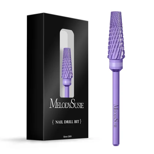 Vista 46 de MelodySusie Super Cut Edition Brocas para Uñas 5 en 1, Brocas Multifunción de Carburo de Tungsteno de 3/32'', Adecuadas para Manicura Pedicura